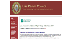 Desktop Screenshot of lissparishcouncil.gov.uk